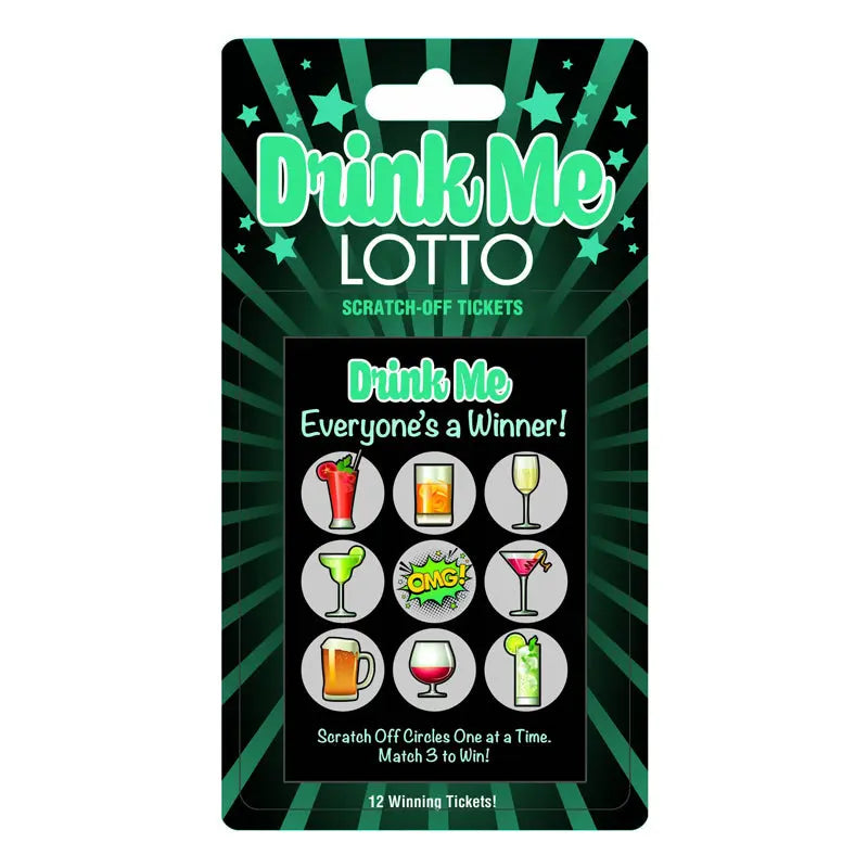 Drink Me Lotto Scratch-Off Tickets 12-Pack  Games - Coupons & Scratchers