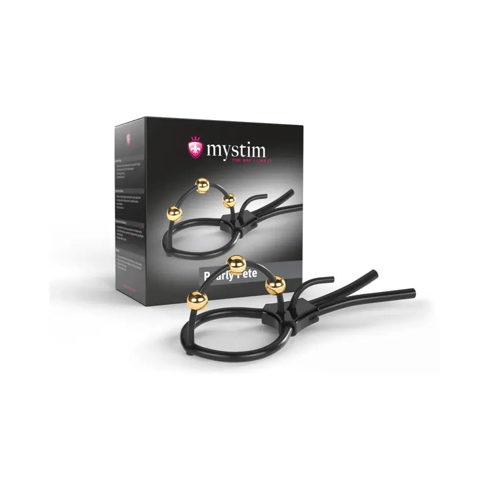 E-Stim Penis Stimulator Mystim Pearly Pete Corona Glans Strap  E-Stim Penis Toy