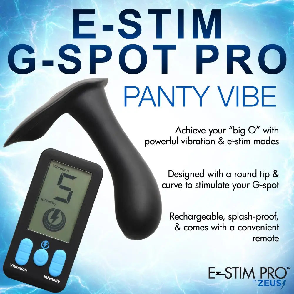 E-Stim Vibrator G-Spot Panty Vibe Silicone Sex Toy  E-Stim Vibrator