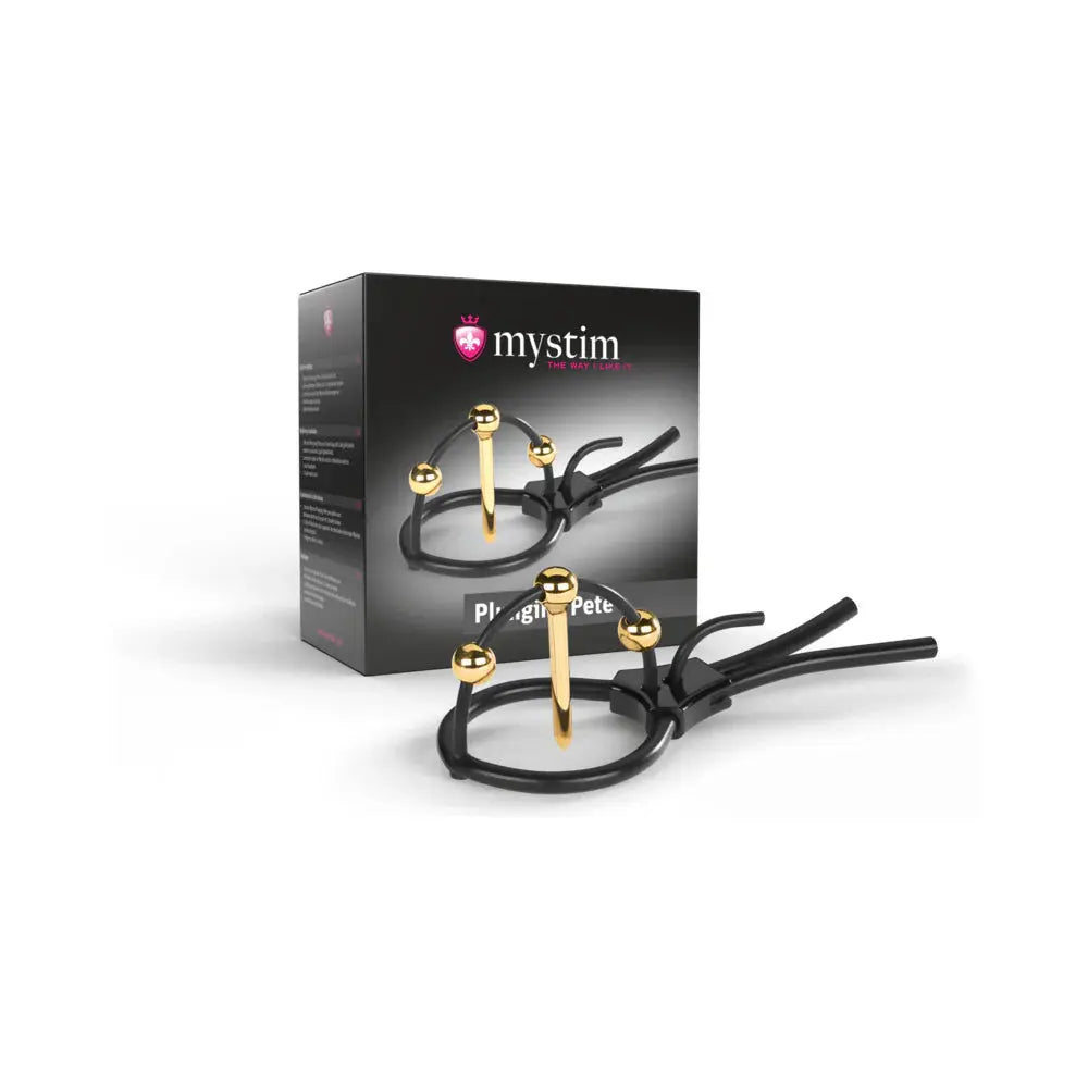 E-stim Urethral Sound Mystim Plunging Pete Corona Glans Strap with Urethral Sound  Fetish - ElectroStim