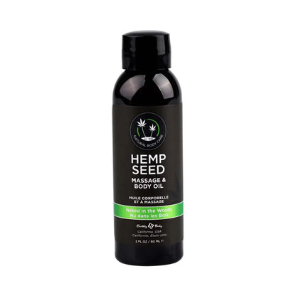 Earthly Body Hemp Seed Massage Oil 3-Piece Gift Set  Lubes, Lotions and Accessories