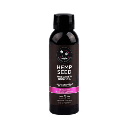 Earthly Body Hemp Seed Massage Oil 3-Piece Gift Set  Lubes, Lotions and Accessories
