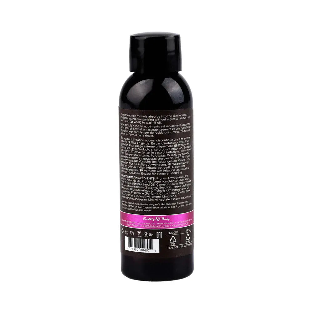 Earthly Body Hemp Seed Massage Oil 3-Piece Gift Set  Lubes, Lotions and Accessories