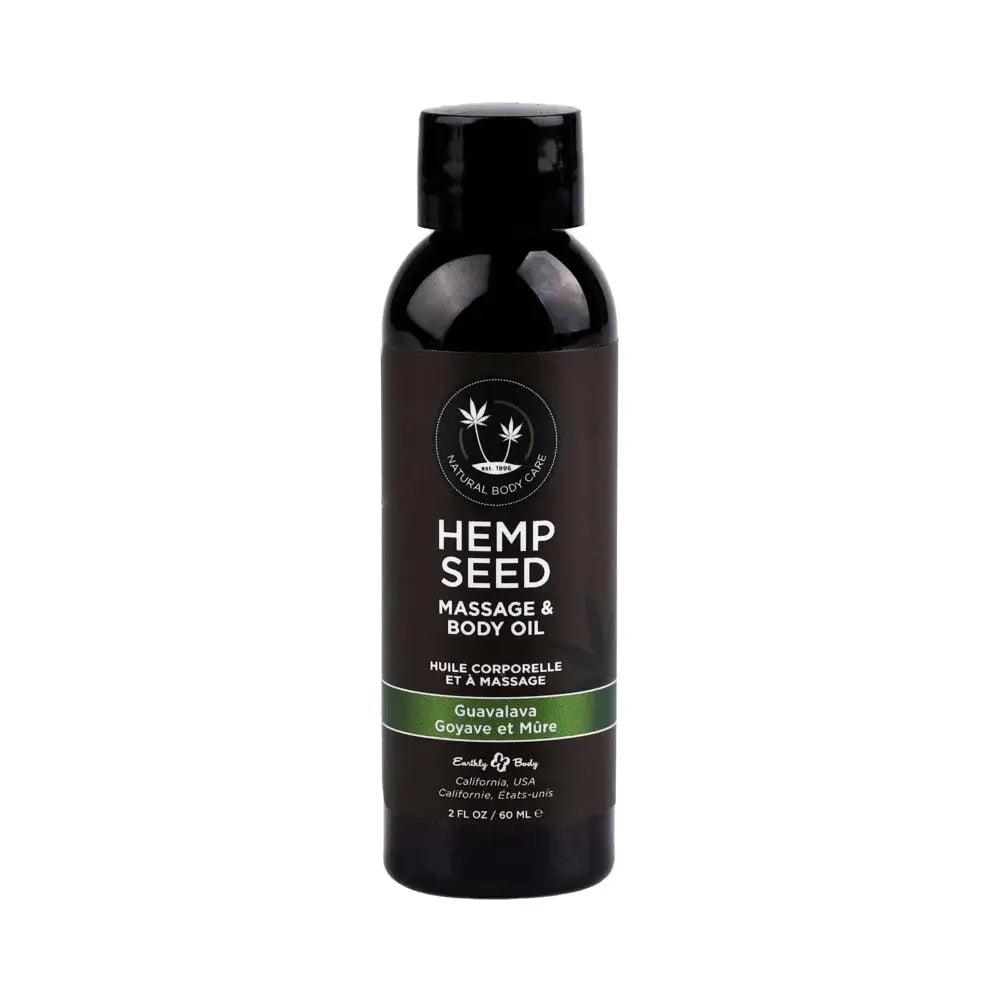 Earthly Body Hemp Seed Massage Oil 3-Piece Gift Set  Lubes, Lotions and Accessories