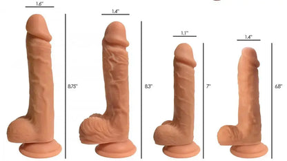 Easy Riders Dual Density Silicone Realistic Dildo - 9 Inch  Realistic Dildos
