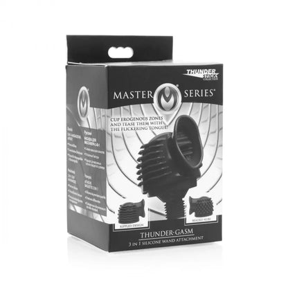 Edging Wand Head Thunder-Gasm 3 in 1 Silicone Wand Attachment  Wand Attachment