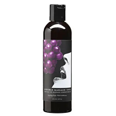 Edible Massage Oil Grape  8 fl oz / 237 ml  Lubes, Lotions and Accessories
