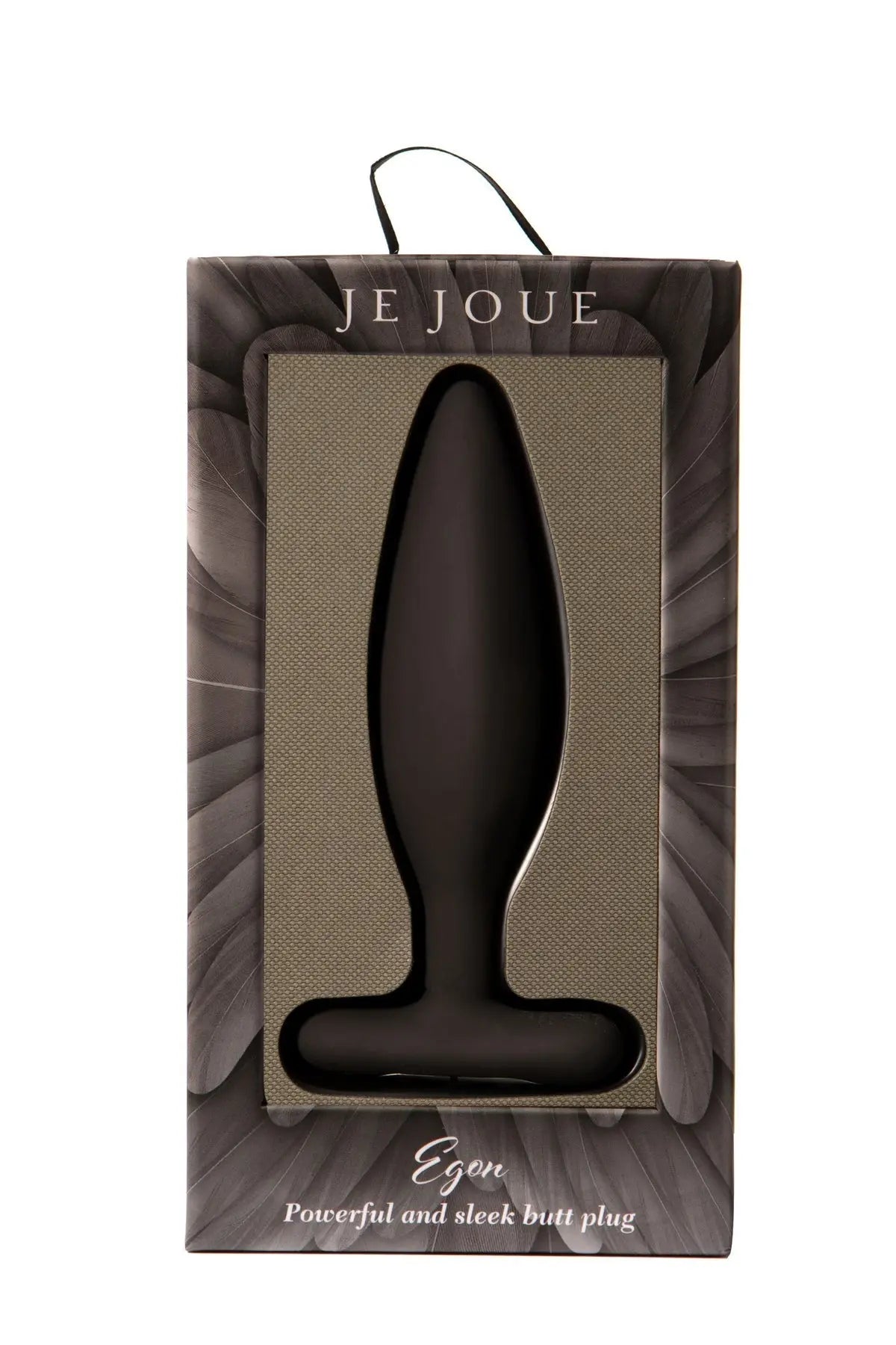 Egon Vibrating Butt Plug Black  Anal