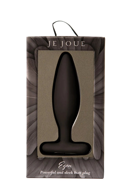Egon Vibrating Butt Plug Black  Anal