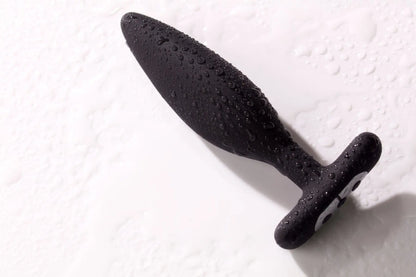 Egon Vibrating Butt Plug Black  Anal