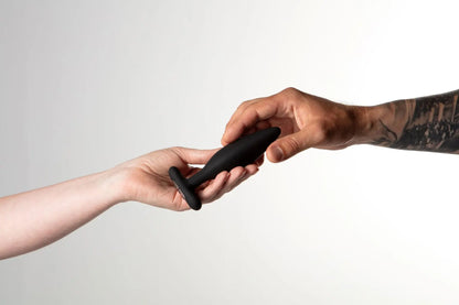 Egon Vibrating Butt Plug Black  Anal