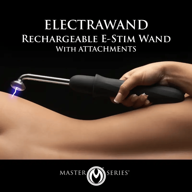 Electrosex Kit - Elektrawand Rechargeable E-Stim Wand with Attachment  Fetish - ElectroStim