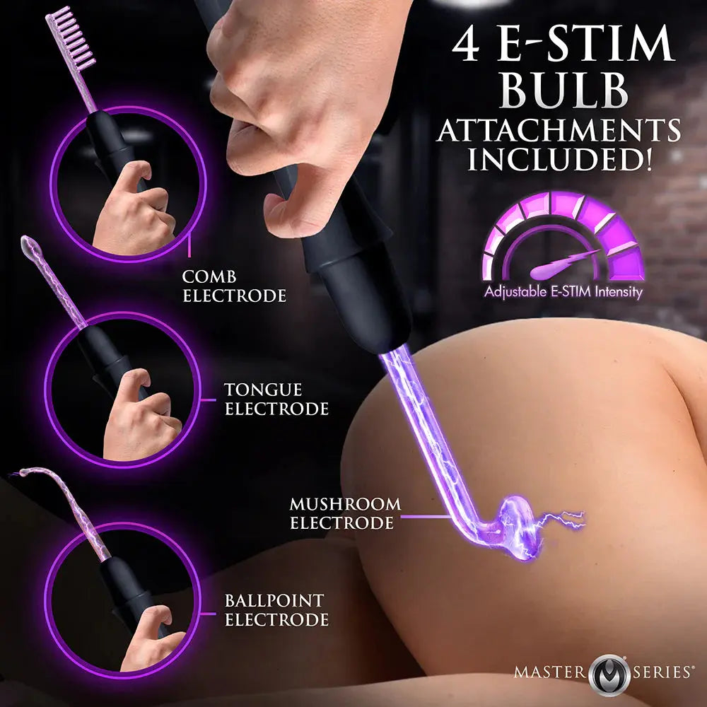 Electrosex Kit - Elektrawand Rechargeable E-Stim Wand with Attachment  Fetish - ElectroStim