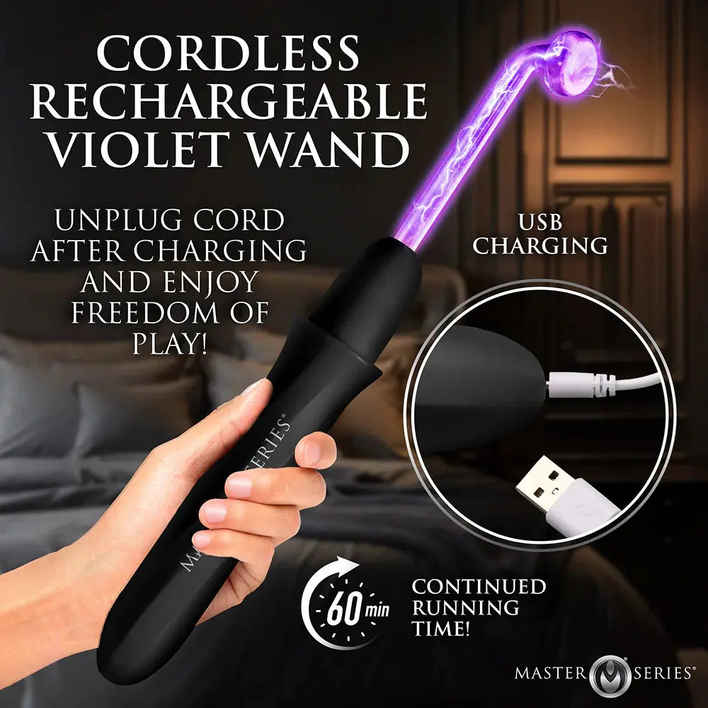Electrosex Kit - Elektrawand Rechargeable E-Stim Wand with Attachment  Fetish - ElectroStim
