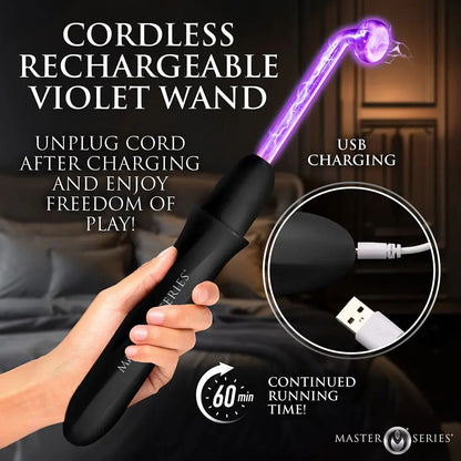 Electrosex Kit - Elektrawand Rechargeable E-Stim Wand with Attachment  Fetish - ElectroStim