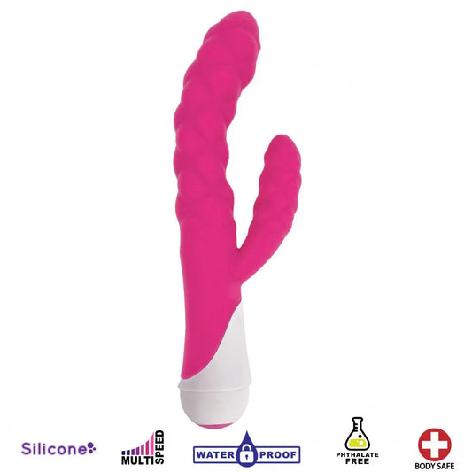 Ellen 20x Silicone G-spot Vibrator – Pink  Vibrating Toys