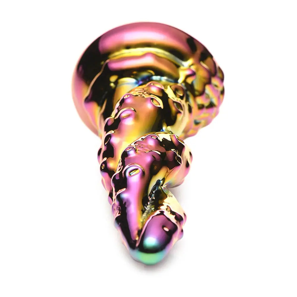 Enchantress Rainbow Glass Dildo Octopus Anal Toy  Glass Dildo