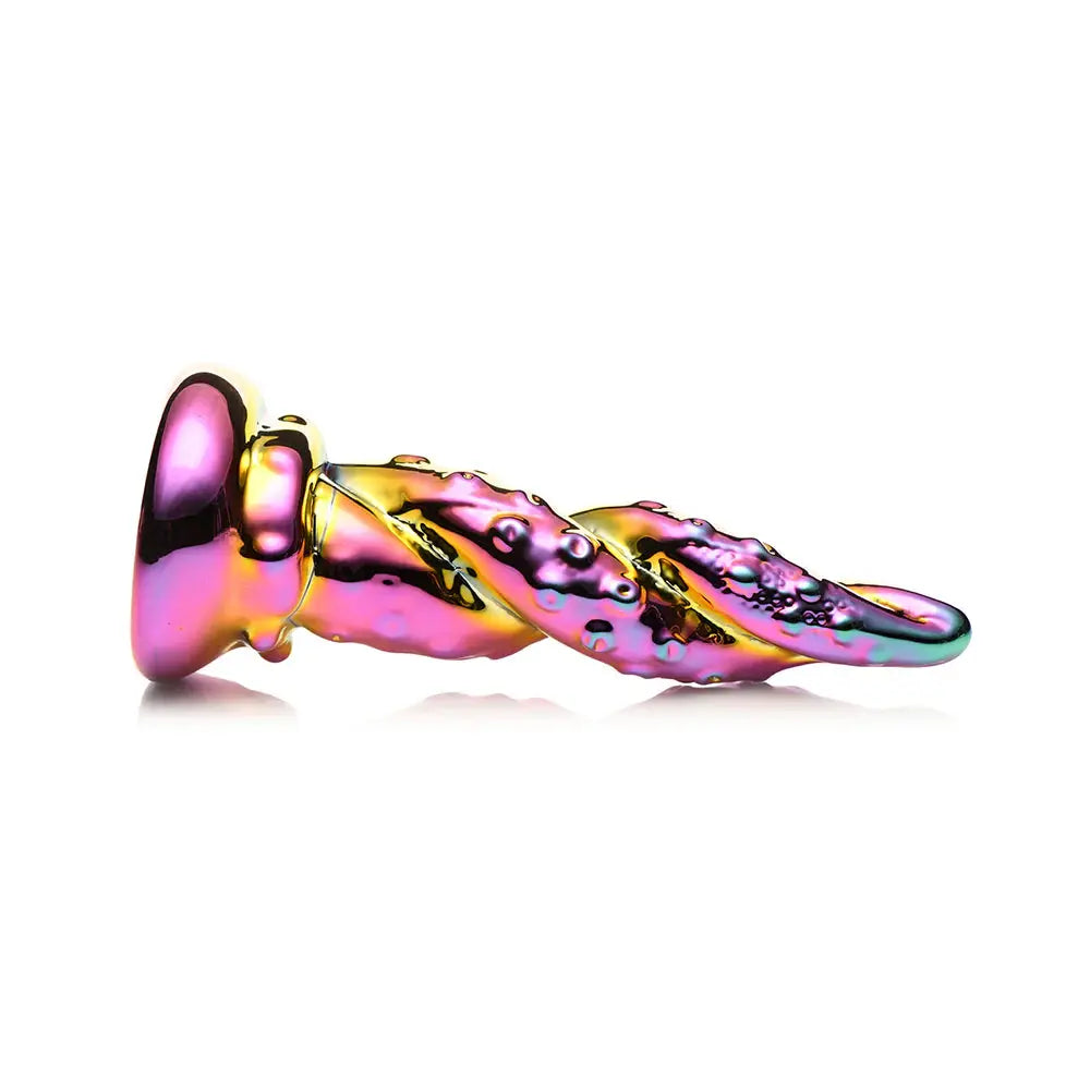Enchantress Rainbow Glass Dildo Octopus Anal Toy  Glass Dildo