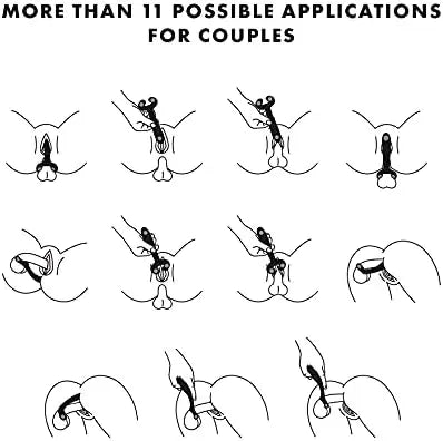 Endless Fun Couples Vibrator Sex Toy - Blue  Couples Sex Toy