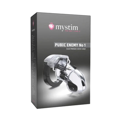 Estim Chastity Mystim Pubic Enemy No 1 Electrosex Cock Cage  Fetish - ElectroStim