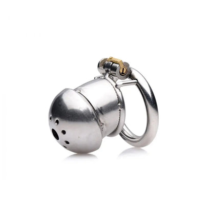 Exile Deluxe Locking Stainless Steel Confinement Chastity Cage  Chastity