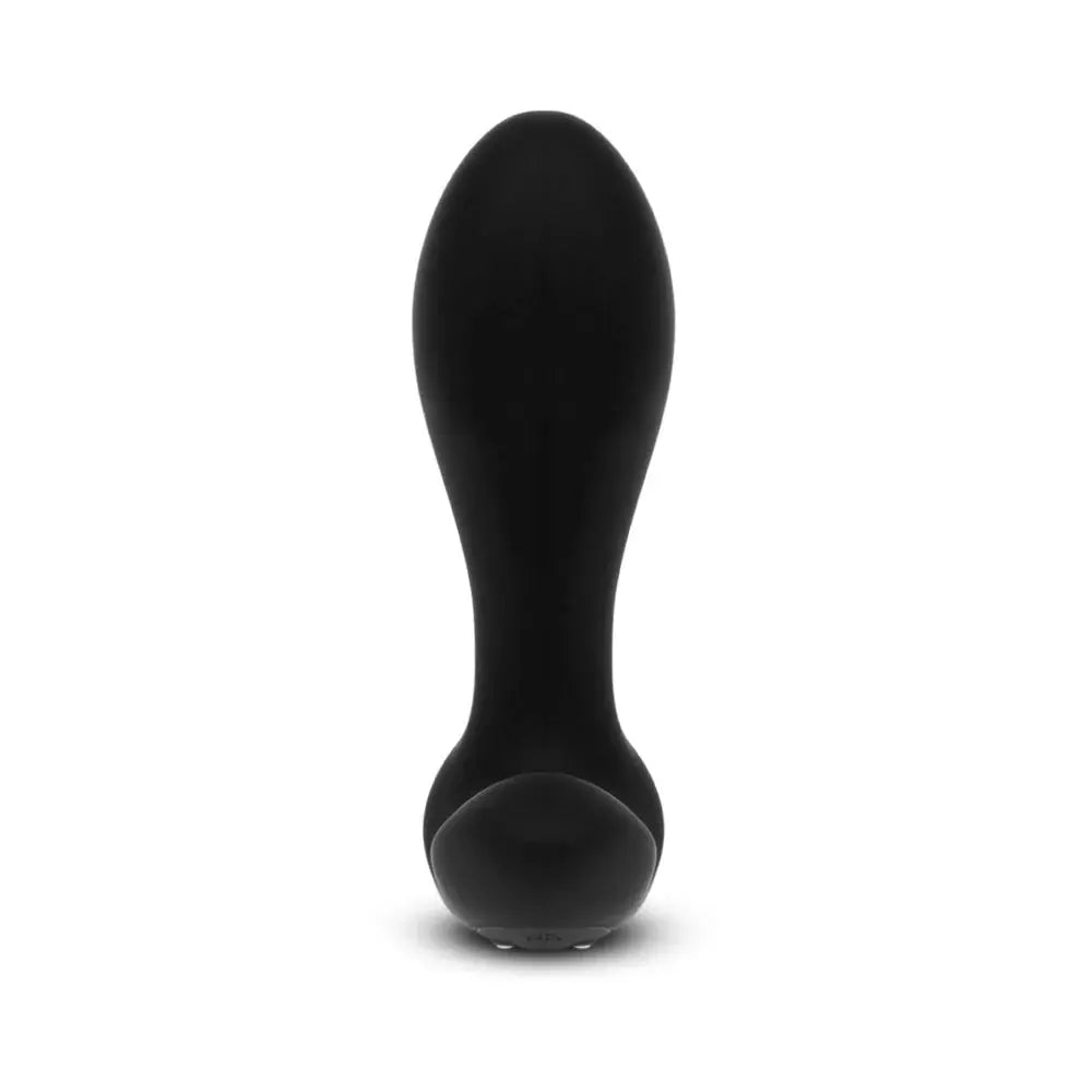 Expand Expanding and Vibrating Remote Control Plug Black  Anal