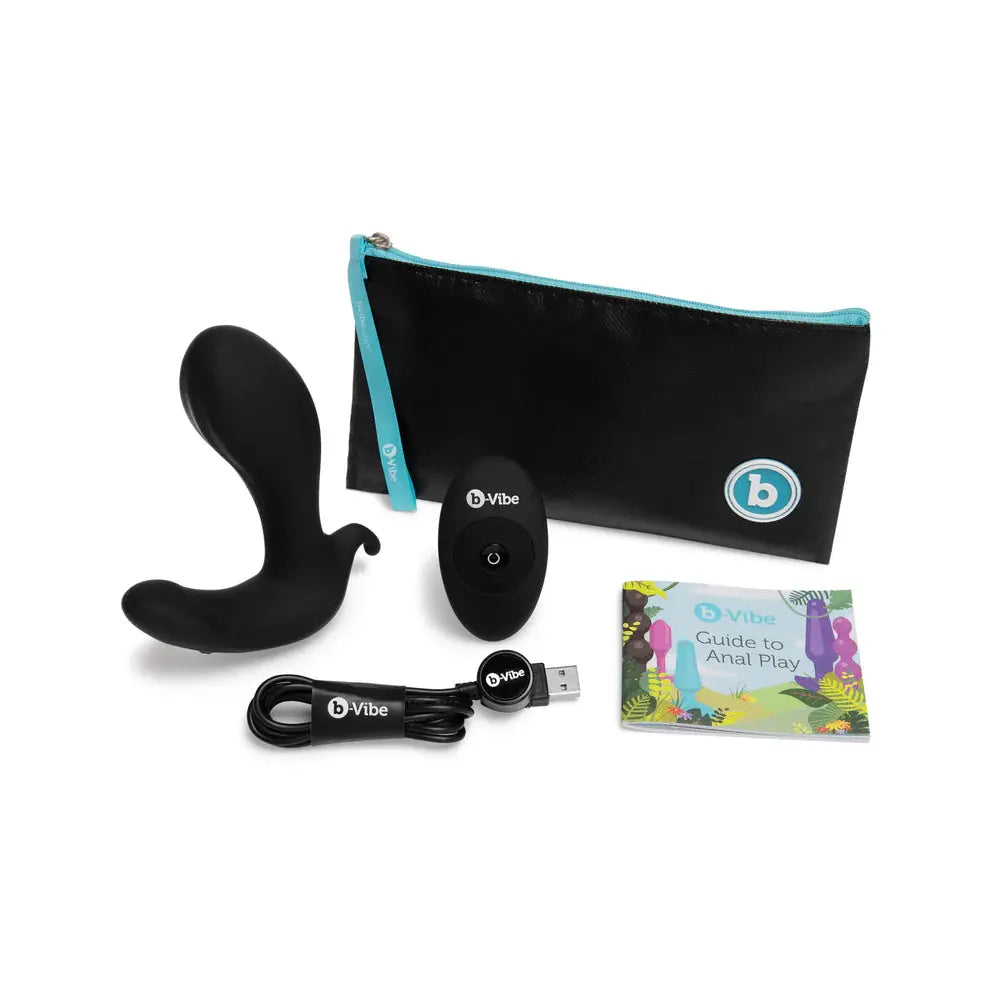 Expand Expanding and Vibrating Remote Control Plug Black  Anal