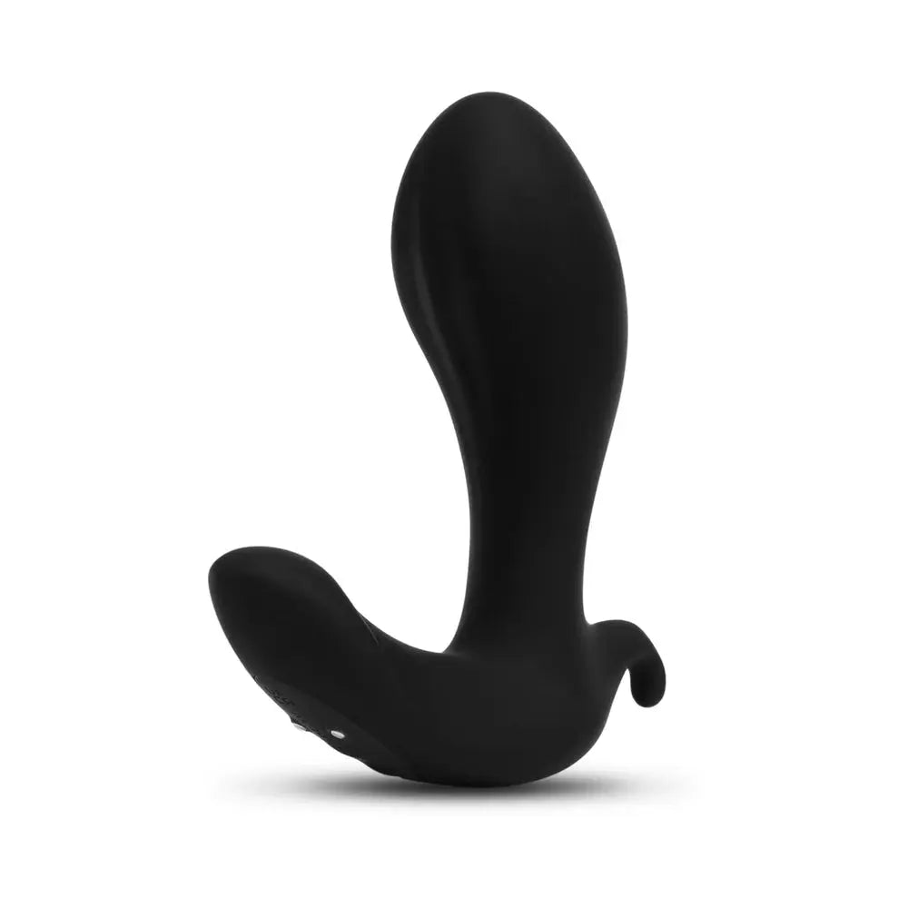 Expand Expanding and Vibrating Remote Control Plug Black  Anal