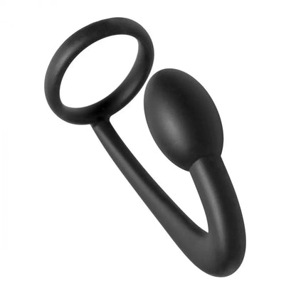 Explorer Silicone Cock Ring and Prostate Plug  Prostate Play