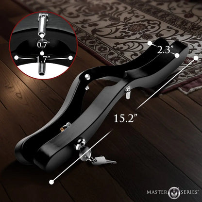 Exposed E-Stim Wooden Humbler Electrosex Cock and Ball Torture BDSM  Electro