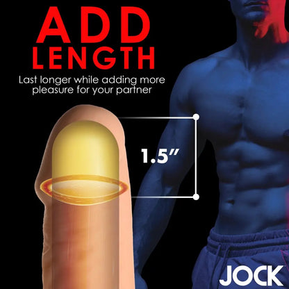 Extra Long 1.5 Inch Penis Extension - Light Cock Sleeve  Penis Extenders and Sleeves