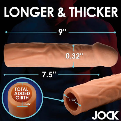 Extra Long 1.5 Inch Penis Extension - Medium Cock Sleeve  Penis Extenders and Sleeves