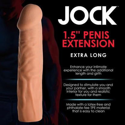 Extra Long 1.5 Inch Penis Extension - Medium Cock Sleeve  Penis Extenders and Sleeves