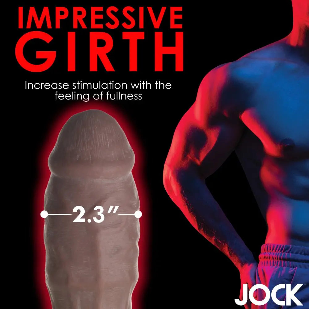 Extra Thick 2 Inch Penis Extension - Dark Cock Sleeve  Penis Extenders and Sleeves