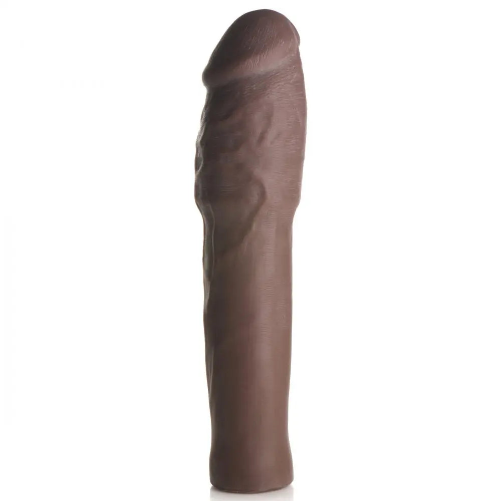 Extra Thick 2 Inch Penis Extension - Dark Cock Sleeve  Penis Extenders and Sleeves