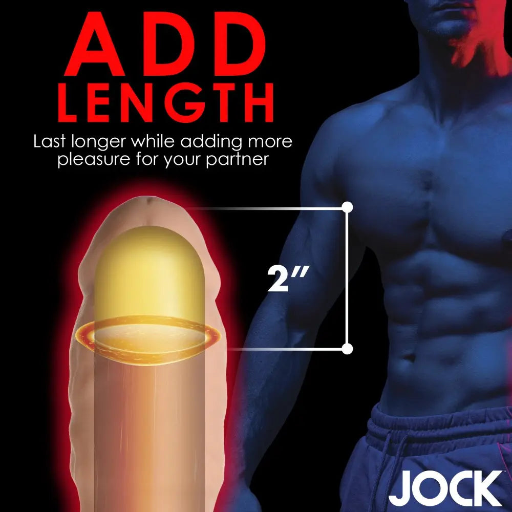 Extra Thick 2 Inch Penis Extension - Light Cock Sleeve  Penis Extenders and Sleeves