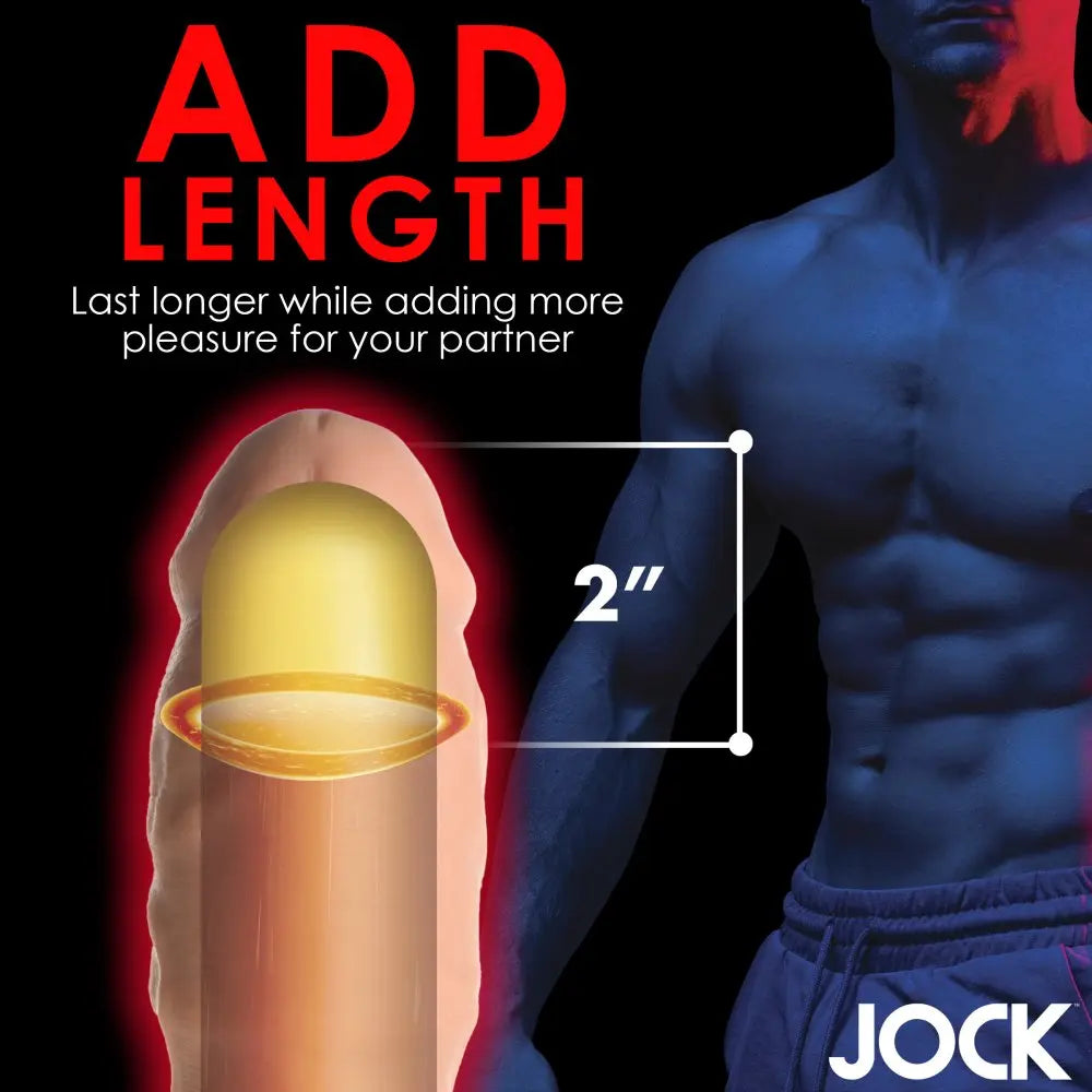 Extra Thick 2 Inch Penis Extension - Medium Cock Sleeve  Penis Extenders and Sleeves