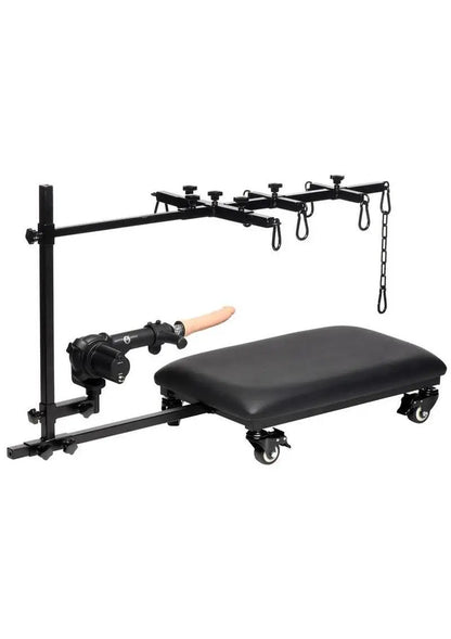 Extreme BDSM Furniture Hog Tie Restraint Rack with Sex Machine  Dungeon Furniture and Accessories