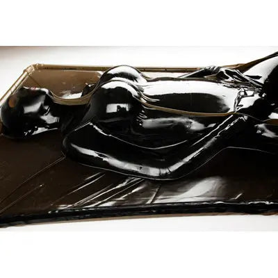 Extreme Black Latex Vacuum Bed BDSM Furniture Bondage Latex Sex Dungeon  Dungeon Furniture and Accessories