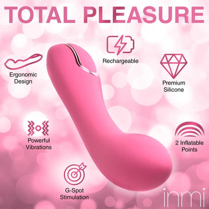 Extreme-G Inflating G-spot Silicone Vibrator  G-Spot Vibrator