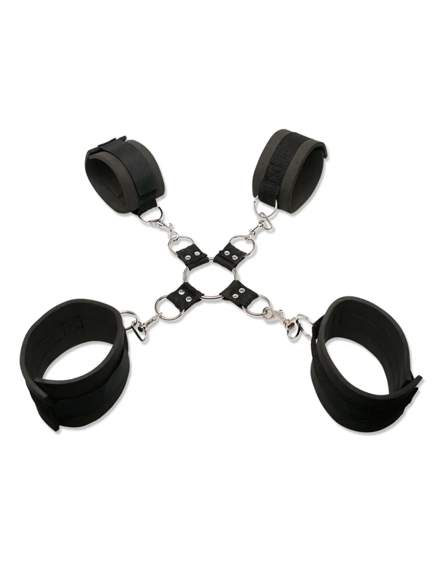 Extreme Hogtie Kit with Neoprene Cuffs and Satin Blindfold  Hogtie Restraints