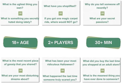Extreme Personal Questions For Stoners Game - Adult Party Game  Games - Adult Party Games