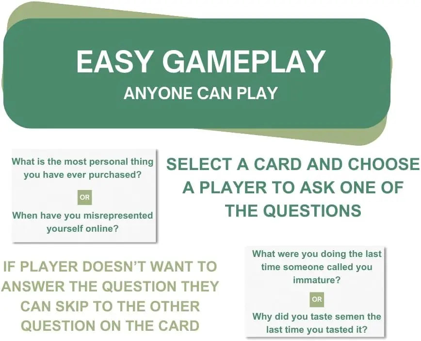 Extreme Personal Questions For Stoners Game - Adult Party Game  Games - Adult Party Games