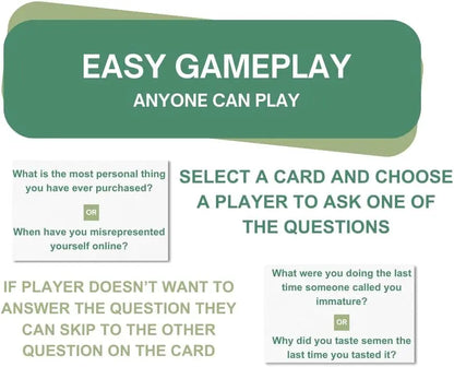 Extreme Personal Questions For Stoners Game - Adult Party Game  Games - Adult Party Games