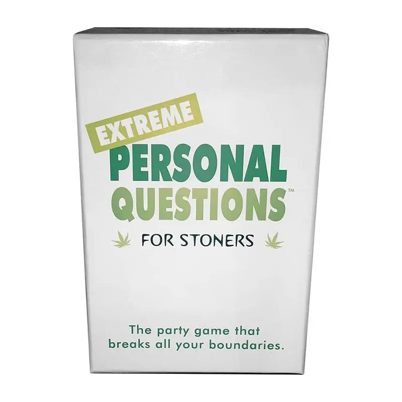 Extreme Personal Questions For Stoners Game  Games - Adult Party Games