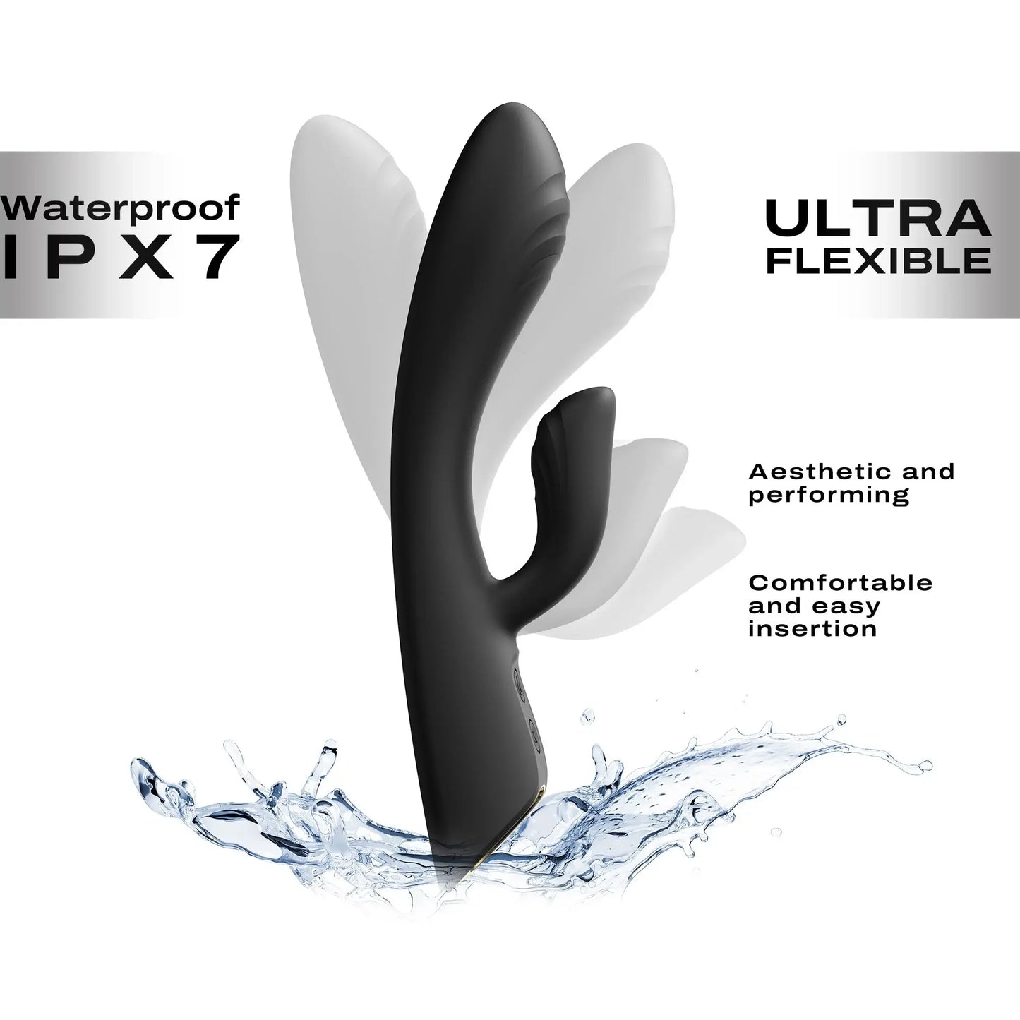 FLEXI RABBIT BLACK  Vibrators