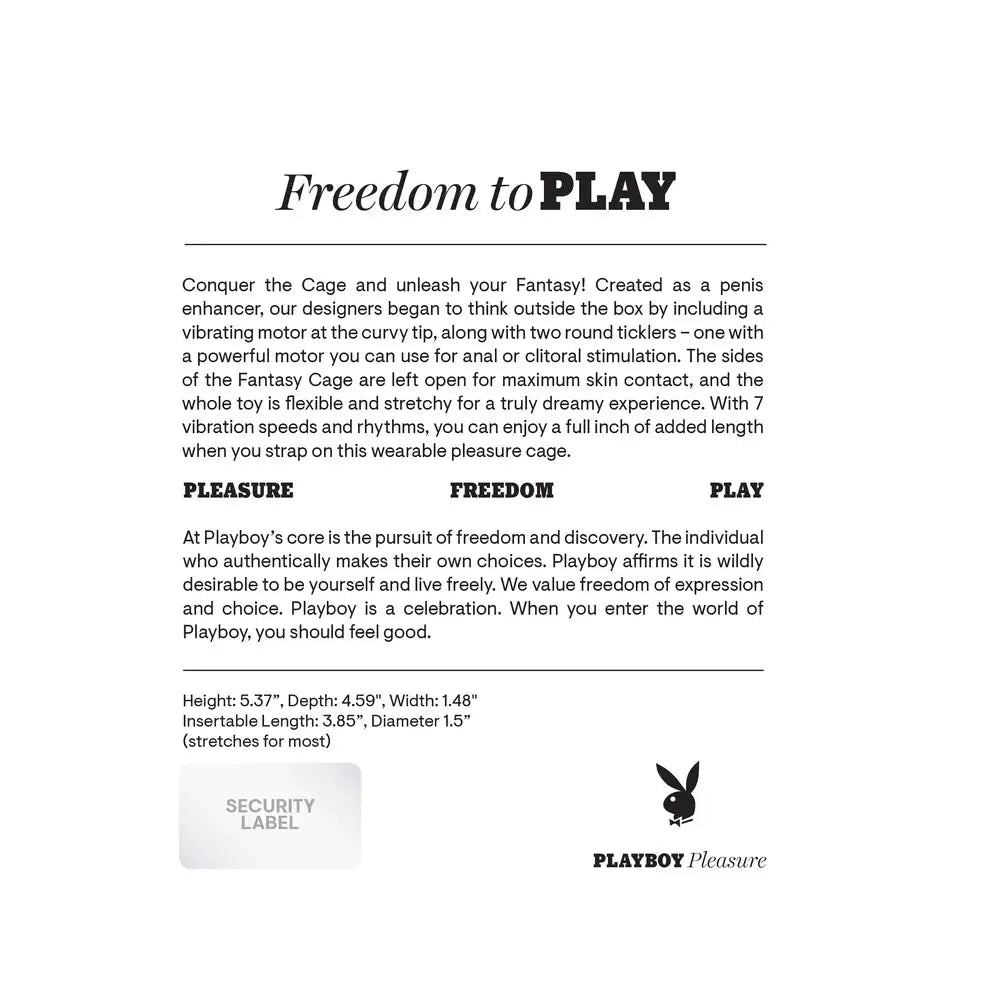 Fantasy Cage Rechargeable Vibrating Cock Cage Silicone Purple  Penis Extenders and Sleeves