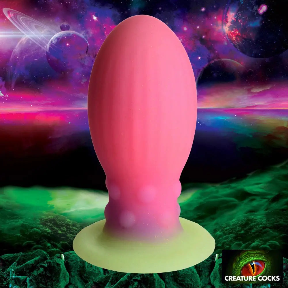 Fantasy Dildos Alien Egg Sex Toy Xeno Egg Glow in the Dark Silicone Egg - XL  Fantasy Dildos