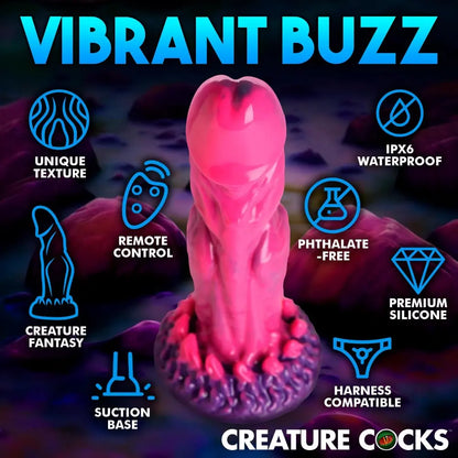 Fantasy Dildos Alien Sex Toy Xenox Vibrating Silicone Dildo with Remote  Fantasy Dildos