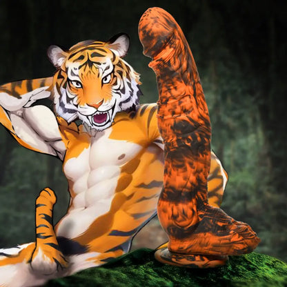 Fantasy Dildos Big Cat Sex Toy Sabretooth Dildo Silicone  Fantasy Dildos